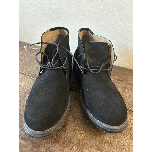 Florsheim Field Chukka Black Suede Boots Shoes 10 main image 4